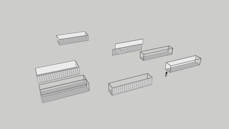 shipping container parts for custom container buildings