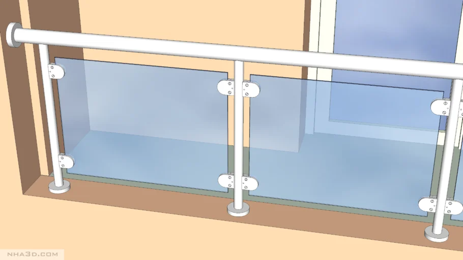railing kaca