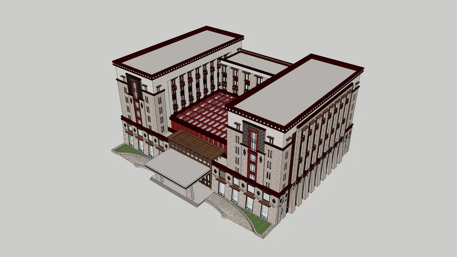藏式酒店建筑 www.caotu66.com