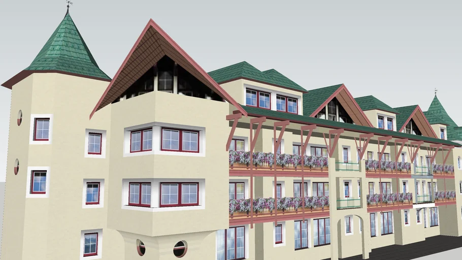 Das Nebenhaus des Hotel Alpenrose in Lermoos