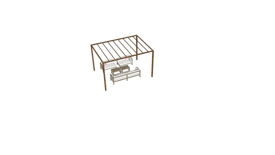 Garden pergola