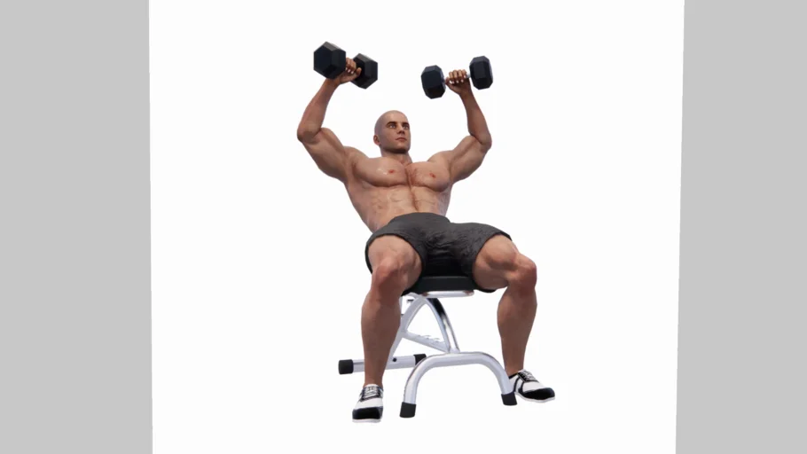 Man Lifting Weights