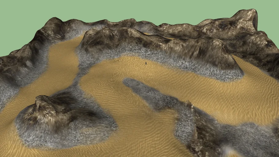 Big Rocky Mountain Terrain / @Bruce3dModeler | 3D Warehouse