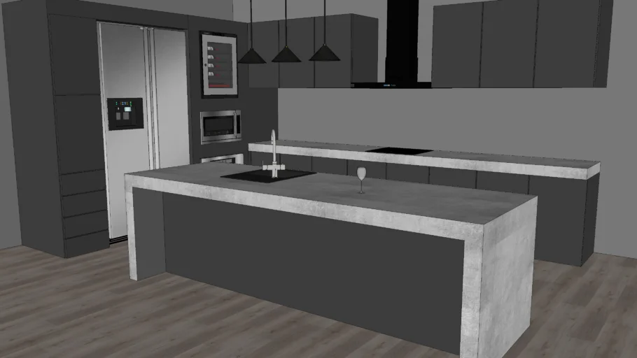 Modern Kitchen, Cocina Moderna