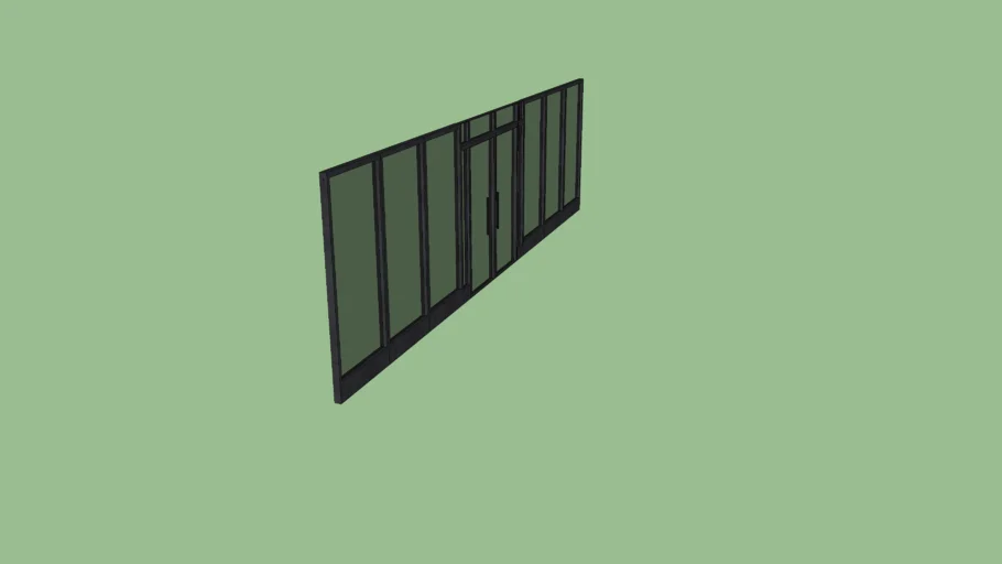 Storefront glazing