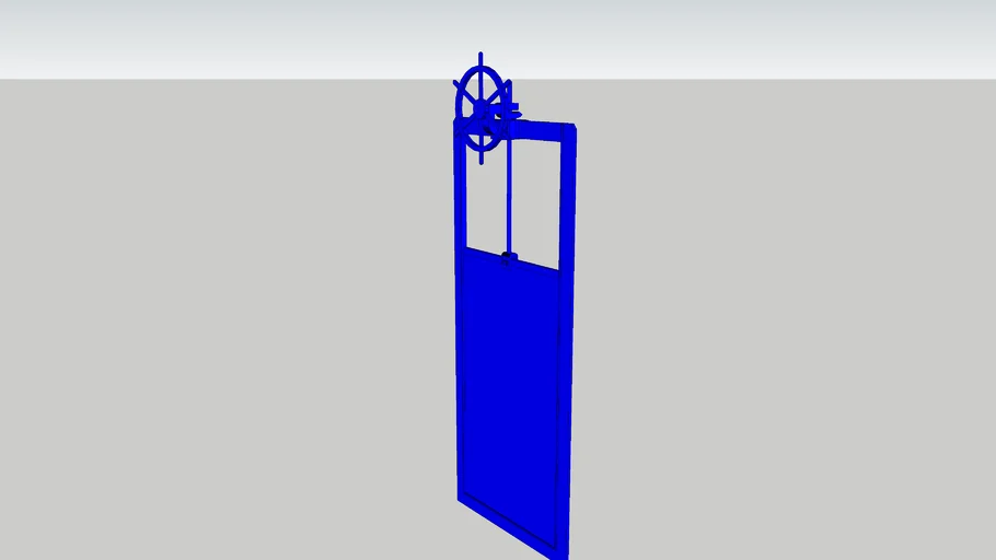 pintu air irigasi (irigation gate water)