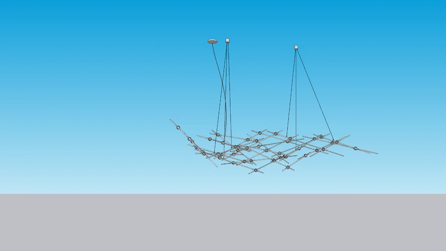 Sonneman Constellation 55 Wide Integrated LED Chandelier with Acrylic Shades