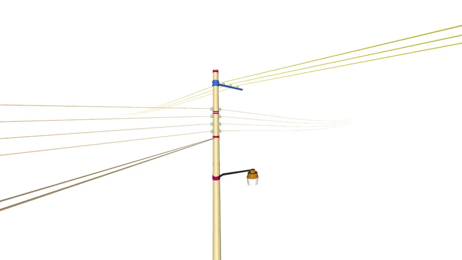 POSTE DE LUZ URBANO 8MTS ALTO