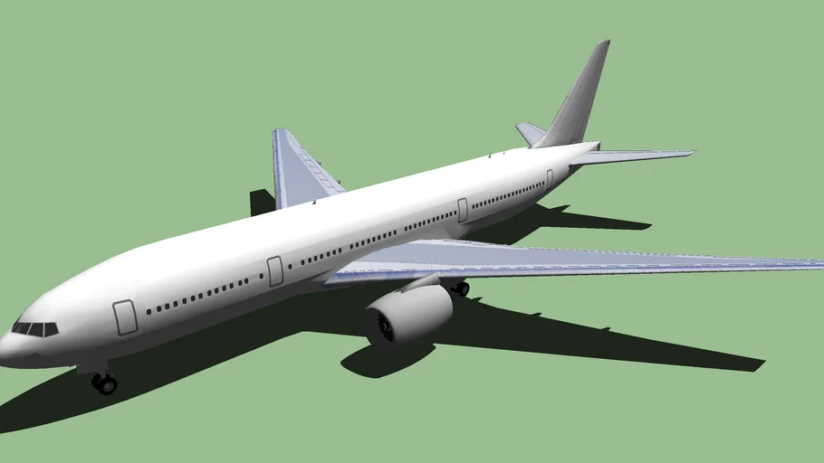 Template - Boeing 777-200/200ER (GEAR DOWN)