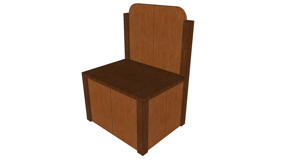 Viking Box Chair | 3D Warehouse
