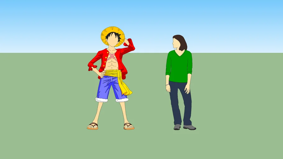 Monkey D luffy 2D