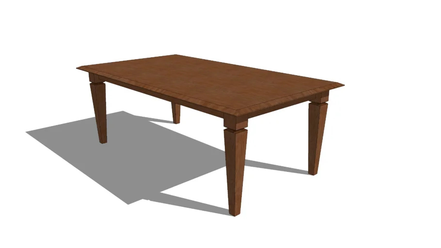 Solid Wood Rectangular Dining Table