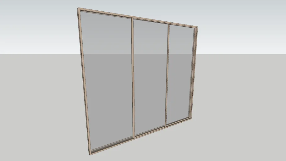 Puerta Ventana Triple Corrediza
