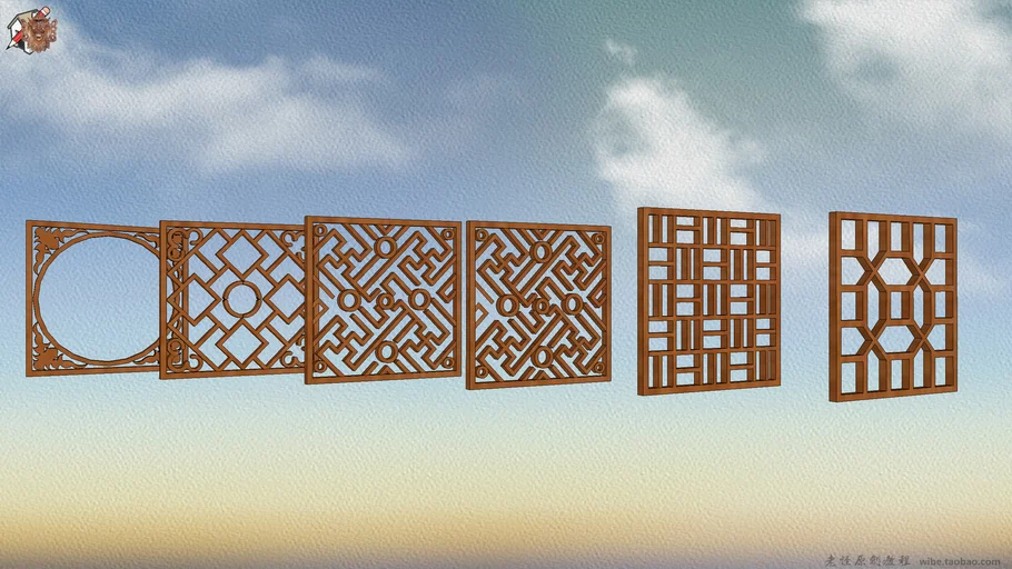 镂空花板  the hollowing board （012）