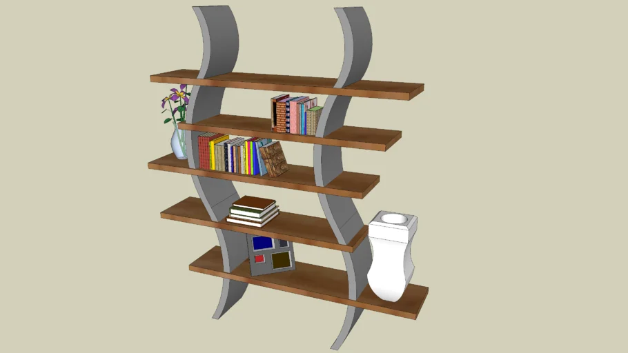 Curved Shelf/Bookcase