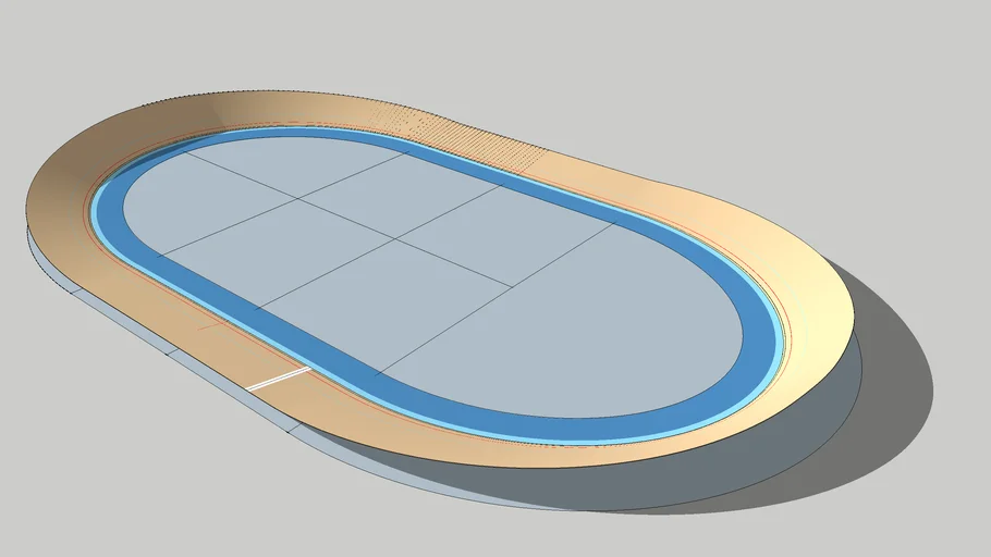 Cycling Track Geometry of Velodrome