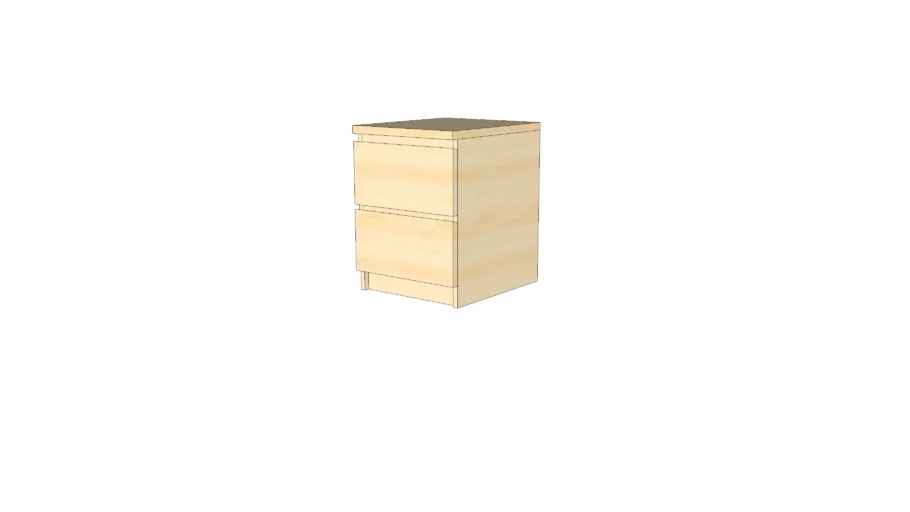 IKEA Malm chest with 2 drawers