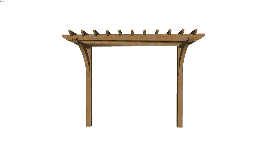 Cantilevered Pergola