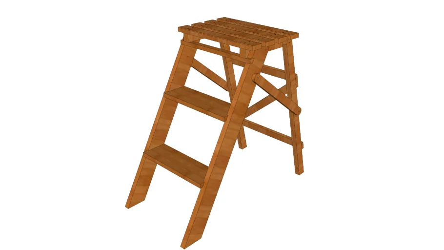 Escalera plegable pequeña - Folding step ladder