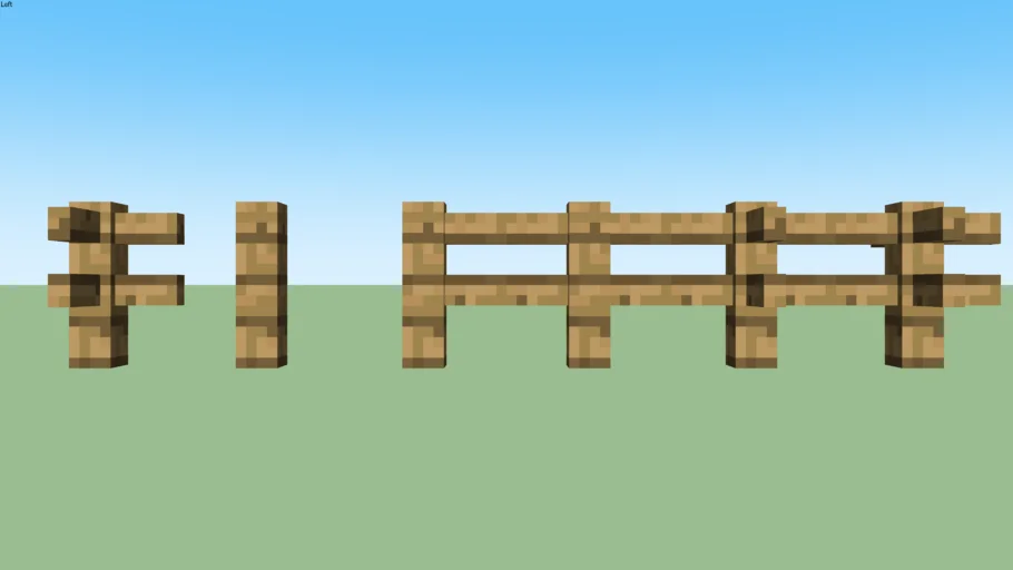 Minecraft Fences by Zapperier