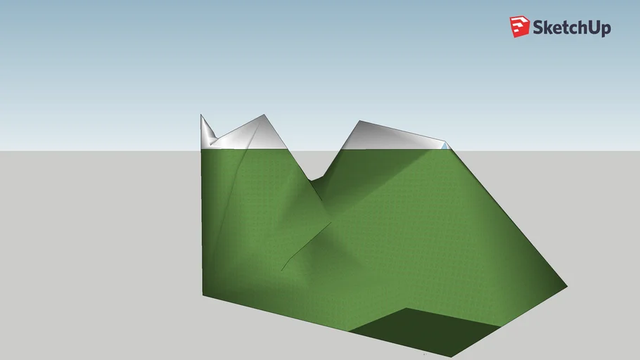 montagne terrain 3d