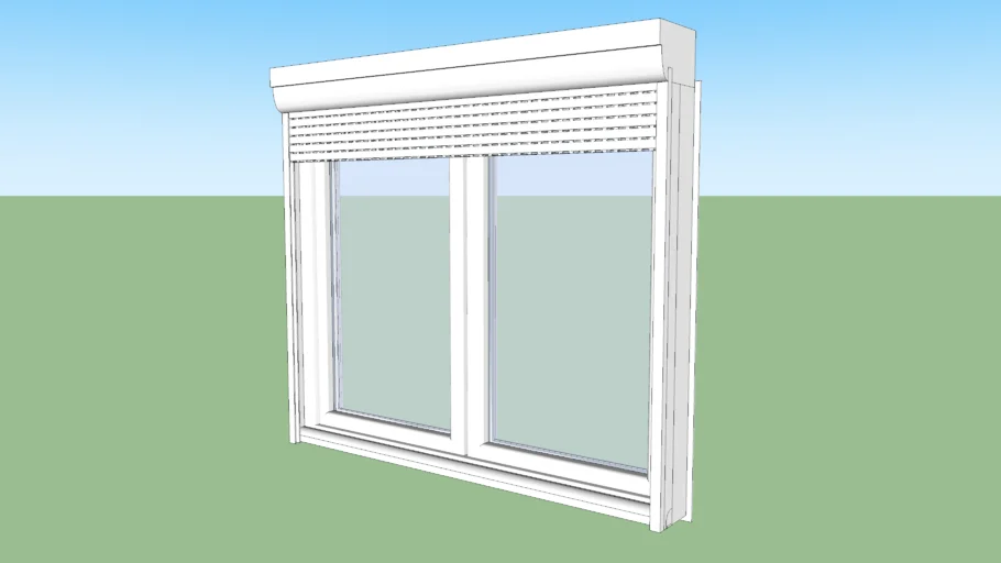 fenetre PVC avec rideau