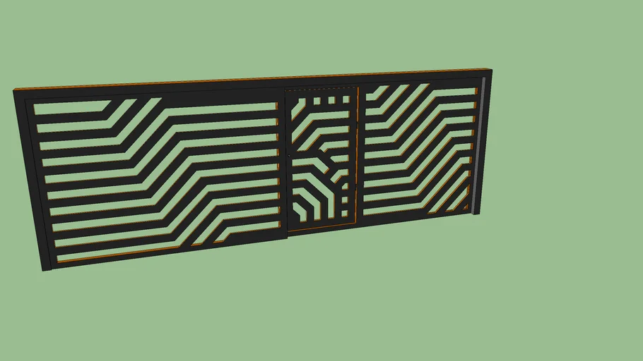 Portón 600 cm X 215 cm