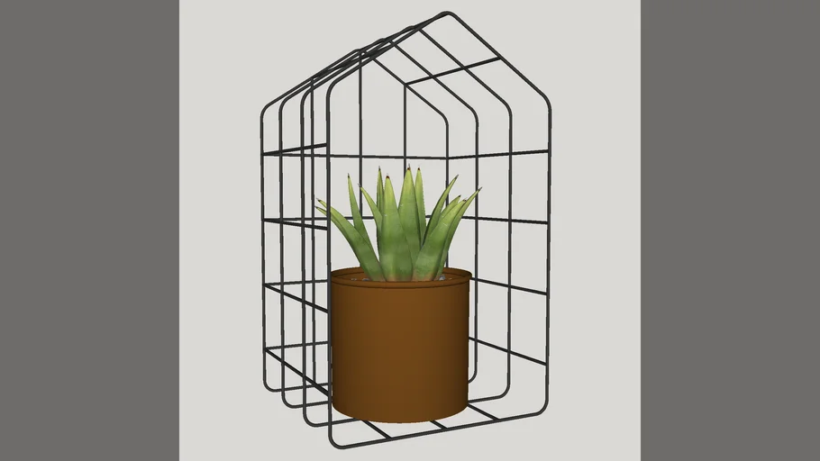 vaso decor com aramado 02