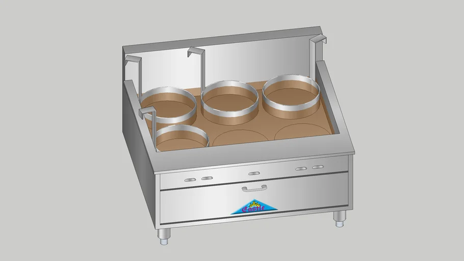 Comstock-Castle 2932SF LP Gas Funnel Cake Donut Fryer