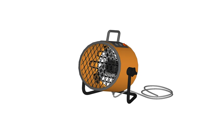 Industrial fan heater