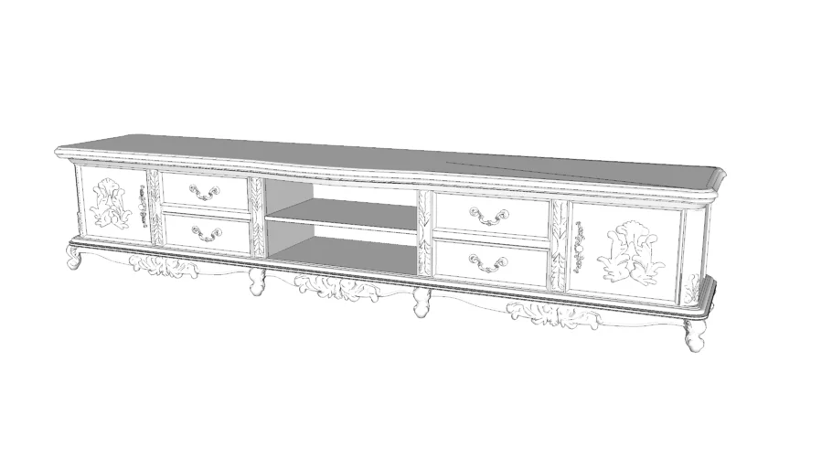 Kệ tivi tân cổ điển, TV shelf