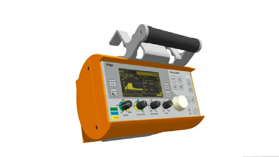 Dräger Oxylog 3000 Mobile Intensive Care Ventilation