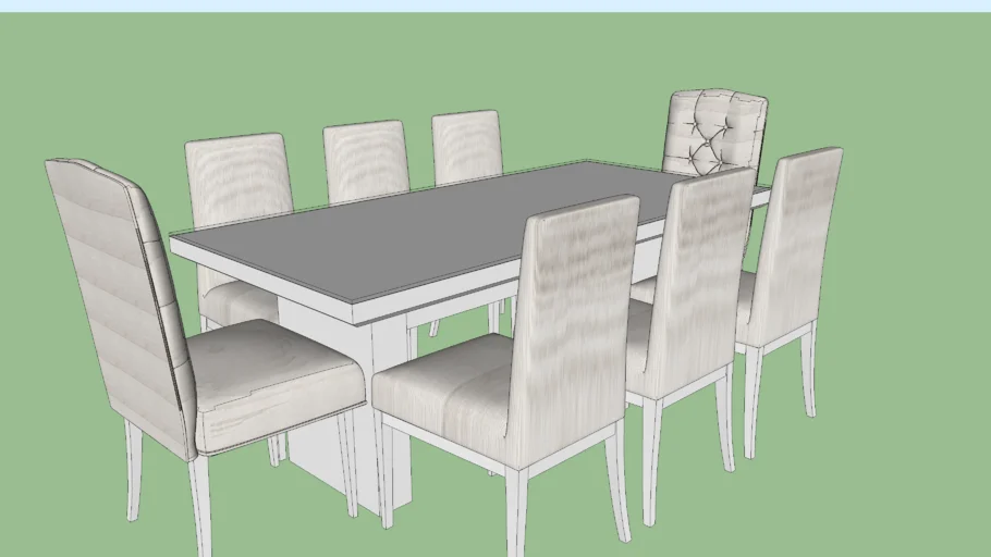 Mesa de jantar 8 lugares