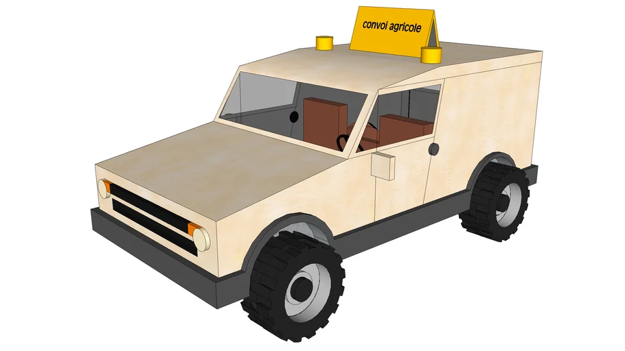 voiture pilote pour convoi agricole