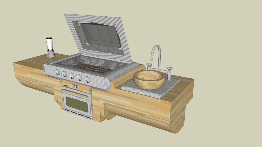 Outdoor Cooking Station