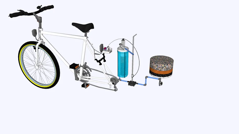 mini prototipo filtro casero y potabilizador de agua