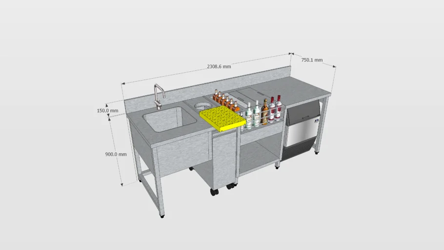 BAR COUNTER OR COCKTAIL STANTION