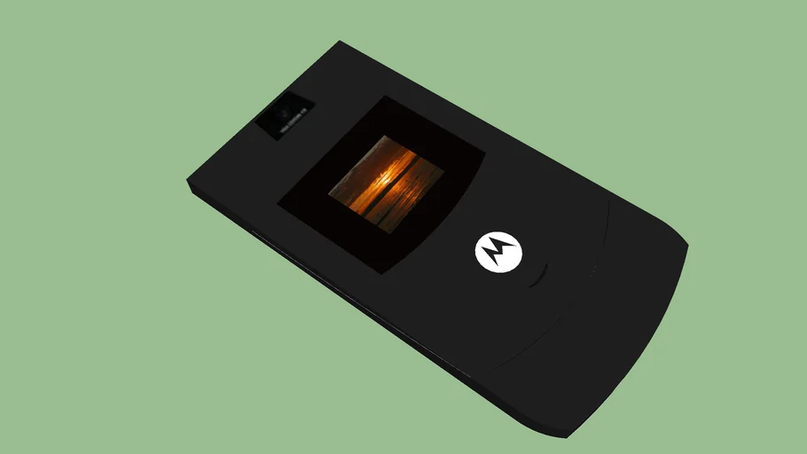 Celular v3 motorola preto
