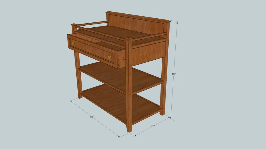 changing table | 3D Warehouse