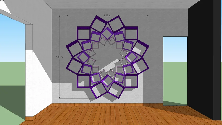 Repisas Mandala MDF