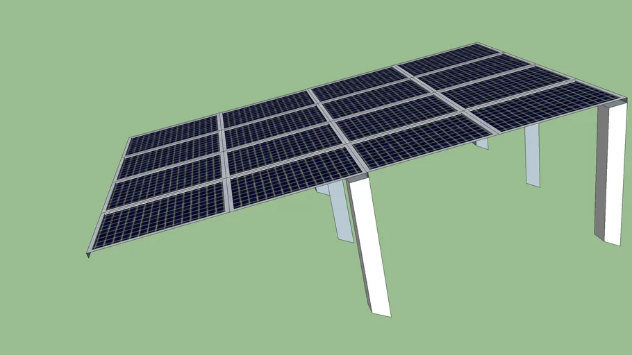 solar rooftop structure Design - SolarOcta 5Kwp system design