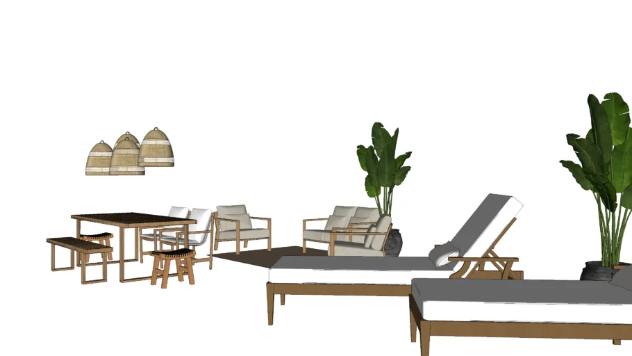 Garde furniture - Ibiza/boho style