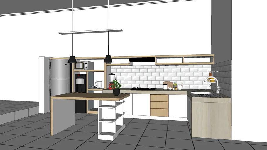 Kitchen set minimalis