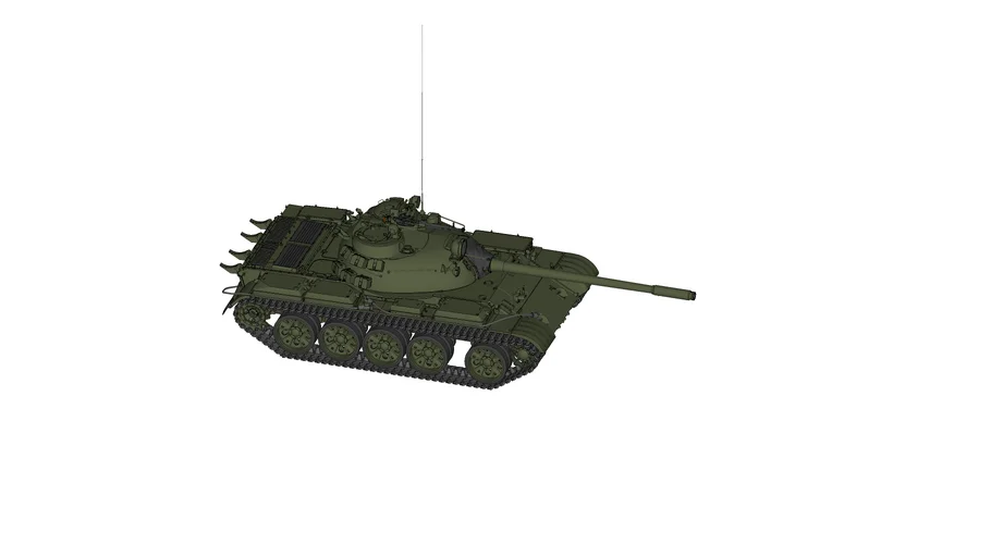 【War Thunder】T-55A 3D MODEL