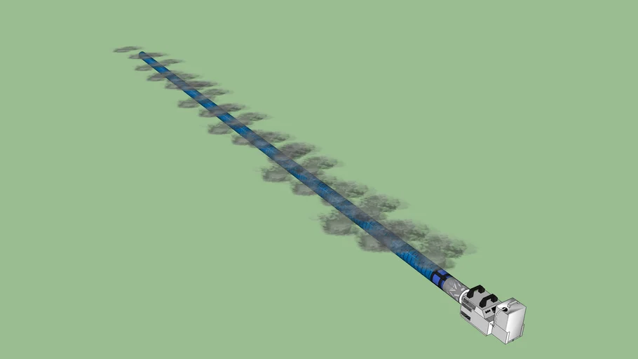 smoke machine with smoke hose hole