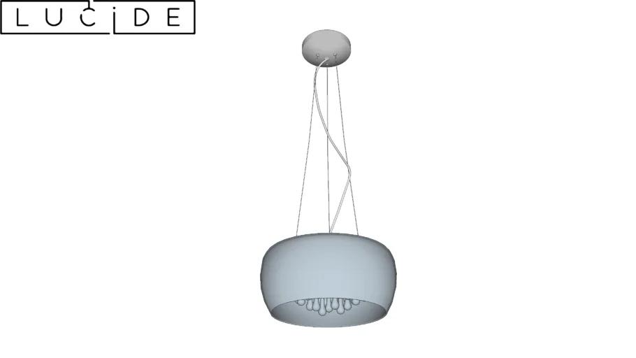 Lucide PEARL - Pendant light - Ø 40 cm - 5xG9 - Chrome