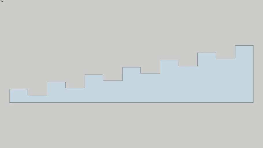 Profile of amphitheater steps