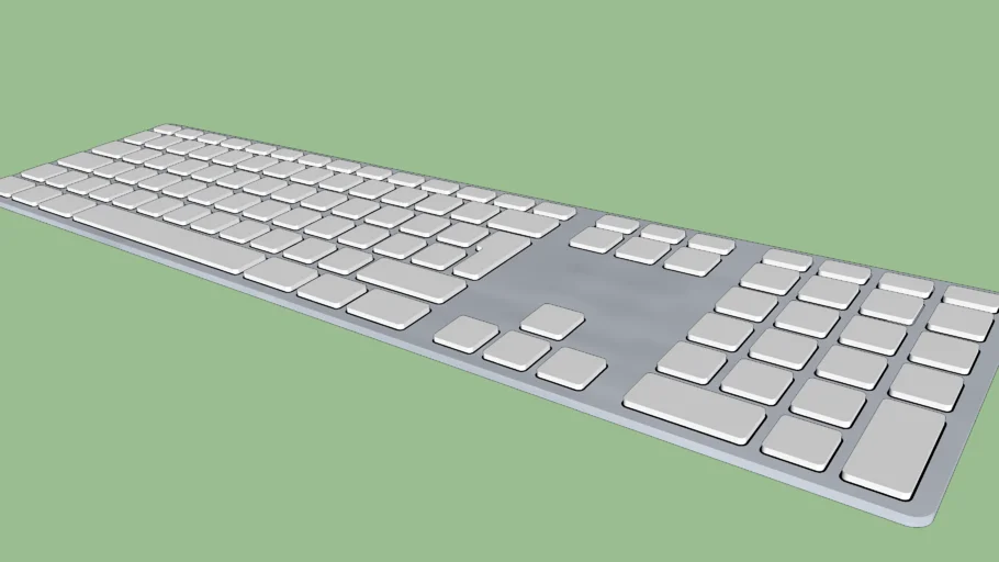 Computer keyboard | 3D Warehouse