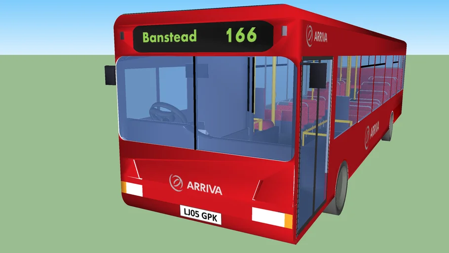 Arriva london bus dennis dart | 3D Warehouse