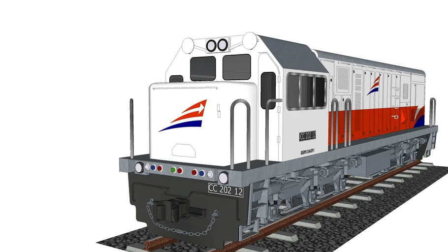 lokomotif cc202 new